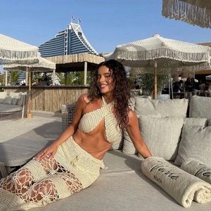 Crochet two piece NWOT beach skirt set